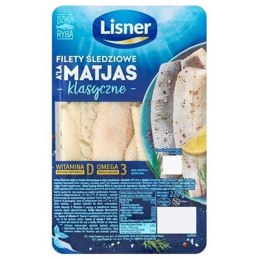 Matjas klasyczny w oleju Lisner